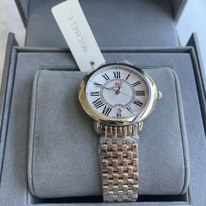 Serein Mid stainless diamond dial watch